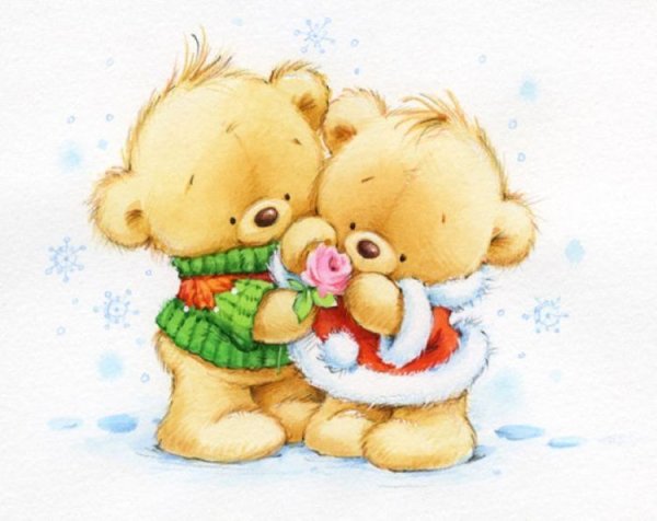 Новогодние мишки