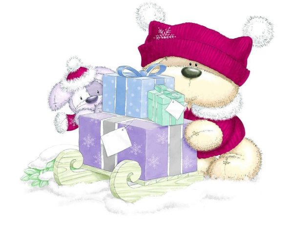 Новогодние мишки