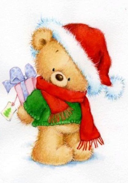 Красивые новогодние мишки