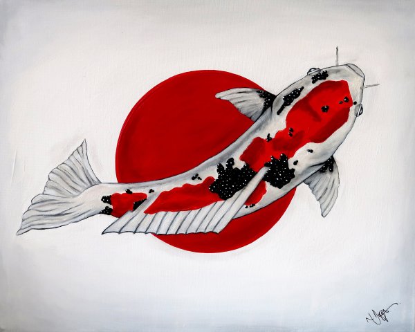 Карпы кои Хаяо Миядзаки