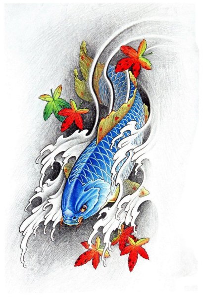 Японские рыбки тату