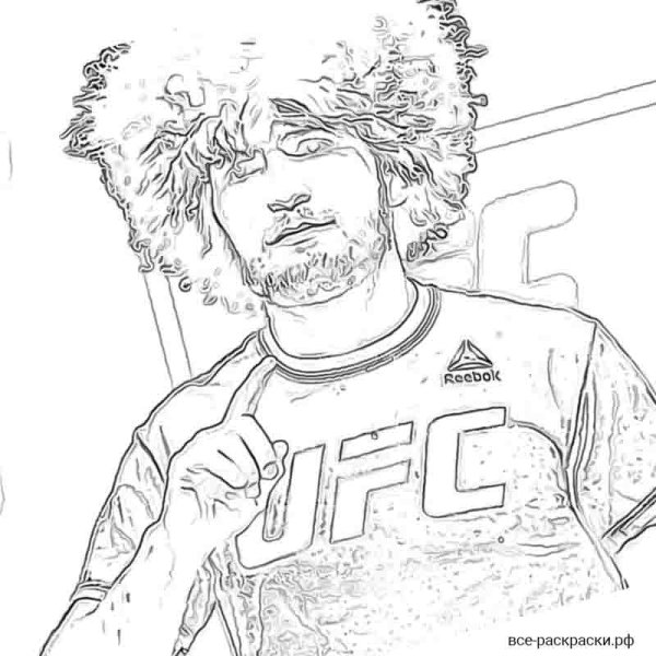 Раскраска юфс Хабиба