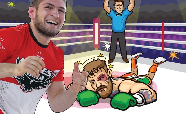 Хабиб Нурмагомедов портрет