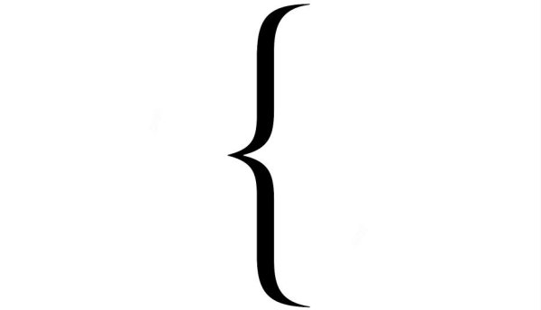 Красивая фигурная скобка