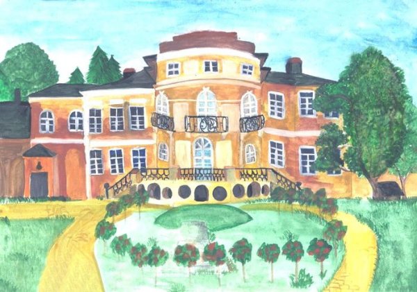 Усадьба рисунок