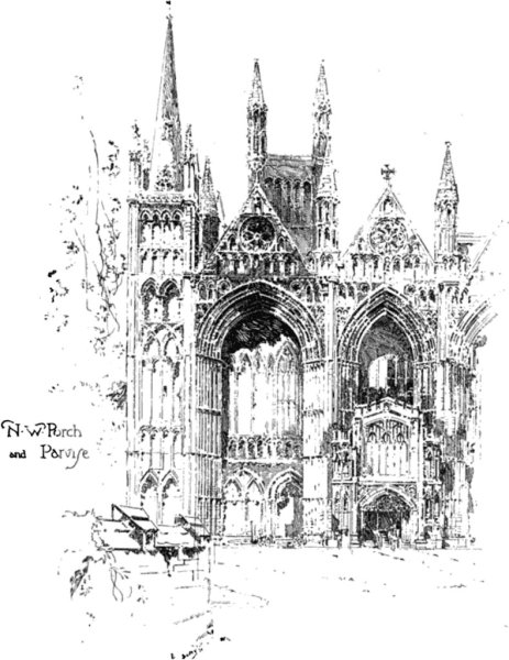Готический стиль рисования архитектуры