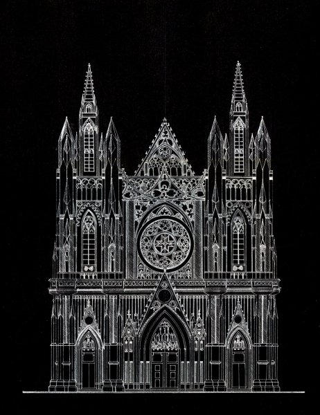 Кельнский собор зарисовка