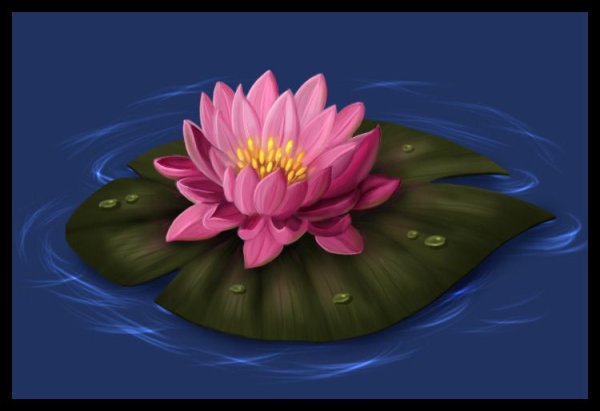 Рисование кувшинка