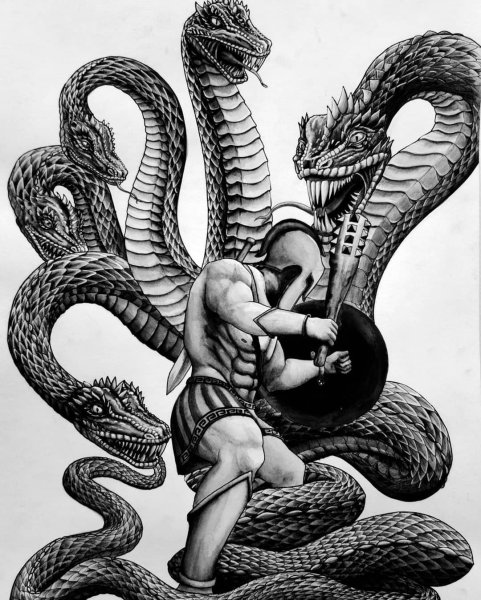 Лернейская гидра миф