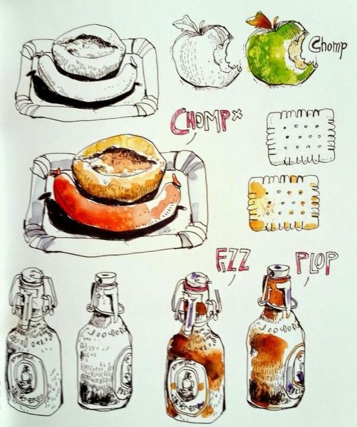 Зарисовки еду