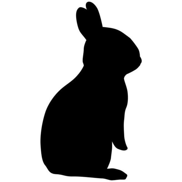 Силуэт зайца