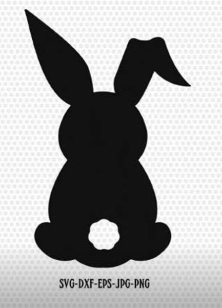 Зайка силуэт