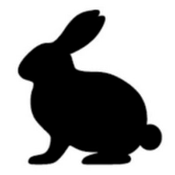 Силуэт зайца