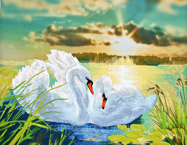 Открытки с лебедями