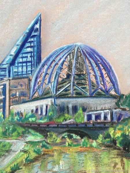 Екатеринбургский цирк акварель