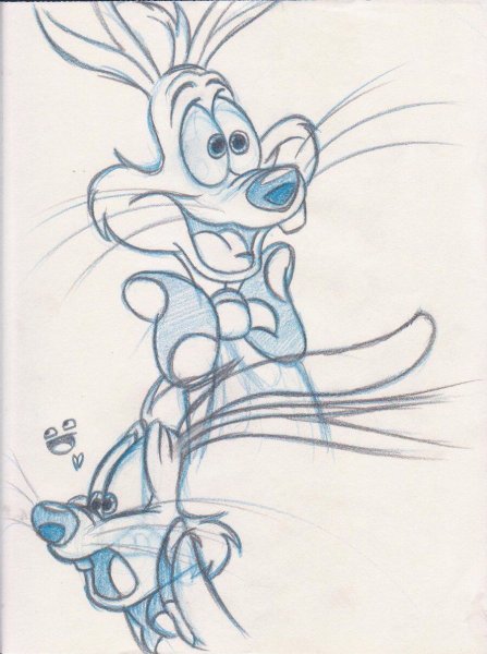 Кролик Роджер и Джессика рэббит поцелуй