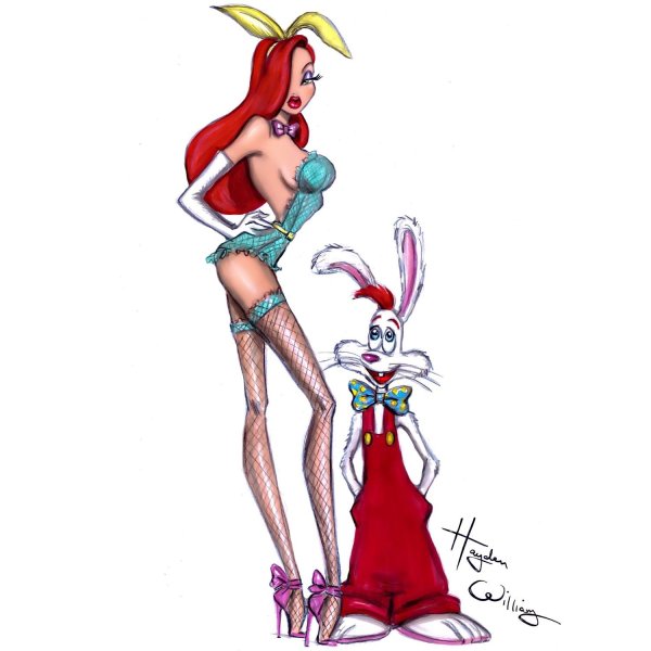 Джессика раббит рисунок