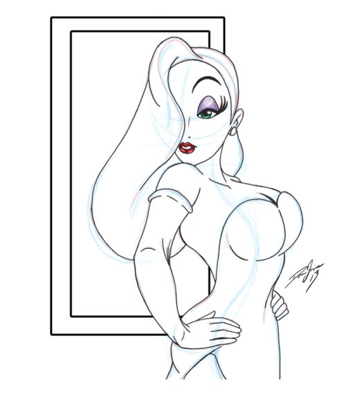 Кролик Роджер с бутылкой