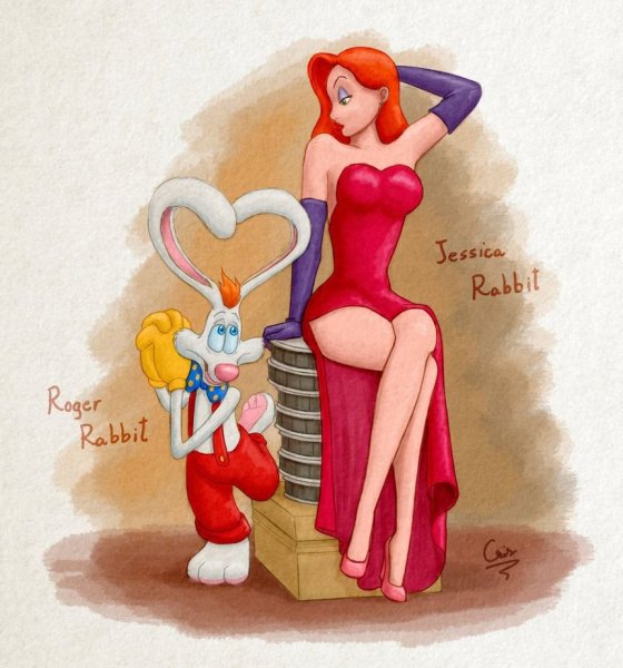 Кролик Роджер и Багз Банни