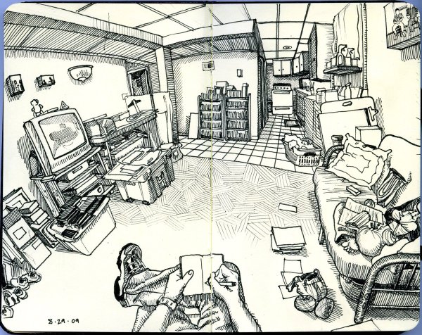 Эскиз игровой комнаты