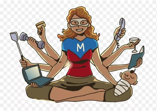 Супергерой женщина мама