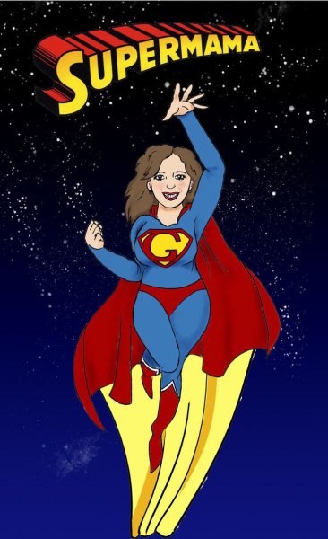 Мама супергероиня