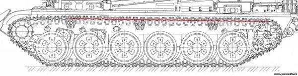 Ходовая часть т-80 схема