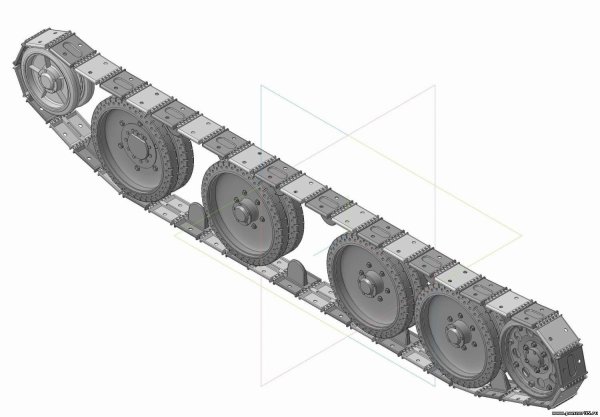 Траки гусеницы бт7