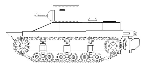 Рисование танков по точкам