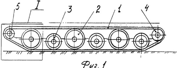 Гусеничный движитель танка