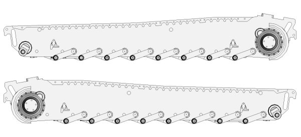 Ходовая часть танка пантера схема
