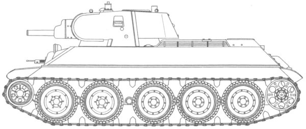 Гусеничный танк а- 32 (т-32).