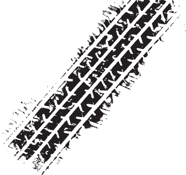 След гусеницы танка вектор