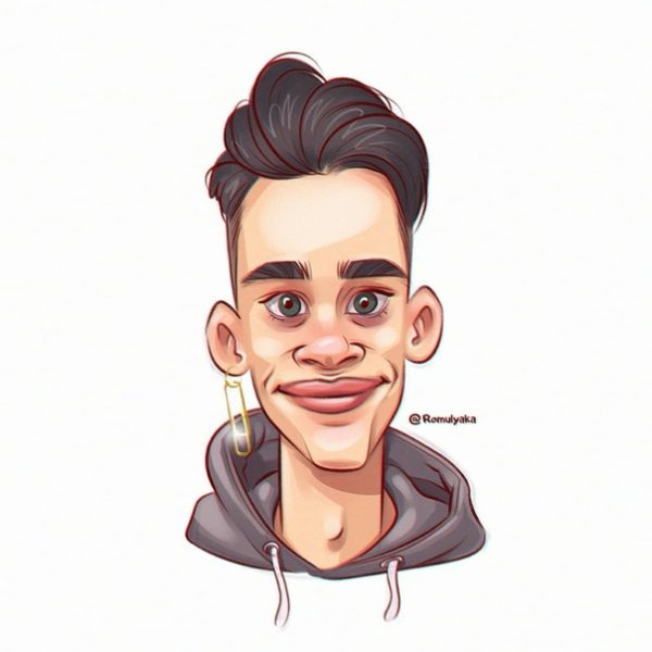 Шарж Даня Милохин