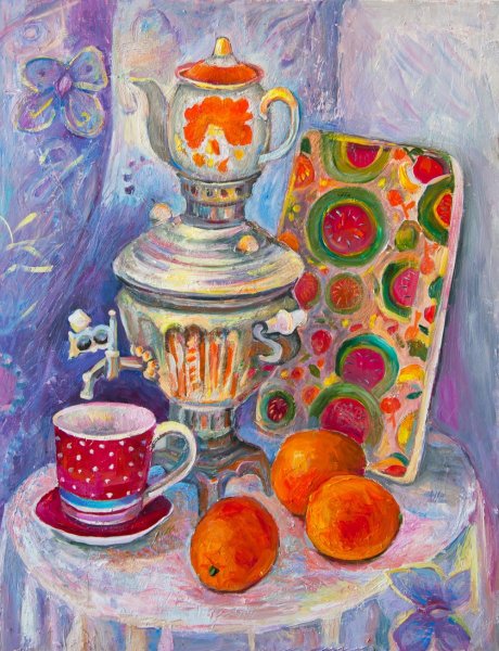 Тульский самовар натюрморт