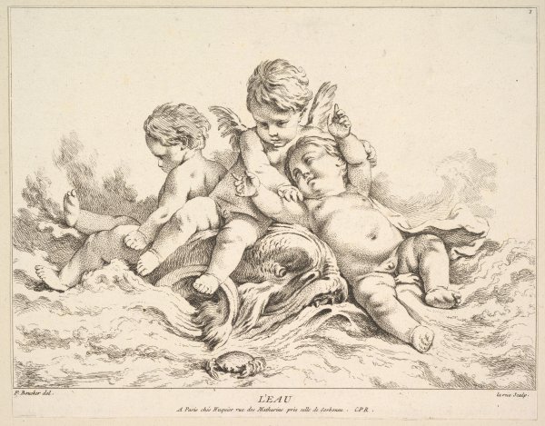 Франсуа Буше Гравюры