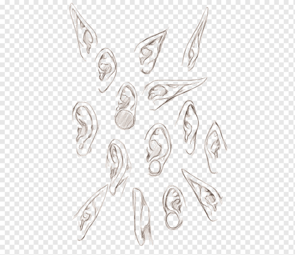 Референсы ушей эльфов