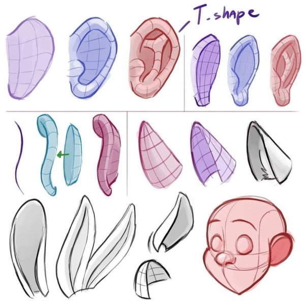 Уши эльфа аниме референс