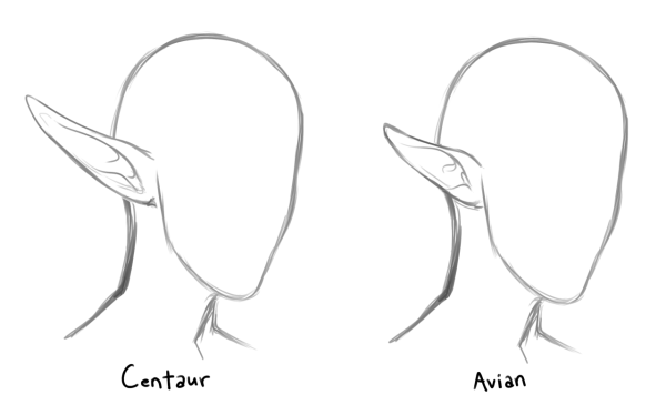 Уши эльфа аниме референс