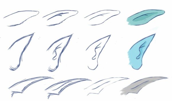 Уши эльфа референс