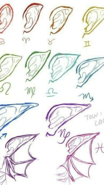 Эльфийские ушки референс