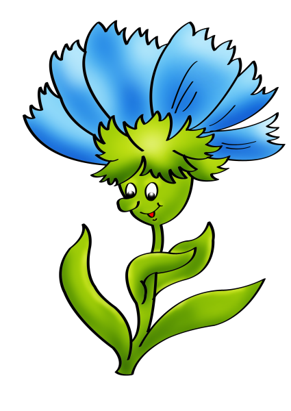 Цветы с глазками для детей