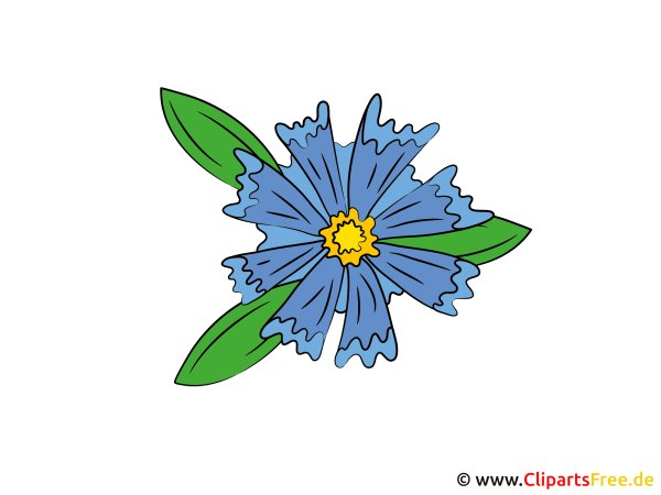 Василек мультяшный