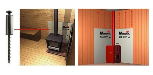 Жаропрочный лист Минерит лв сауна