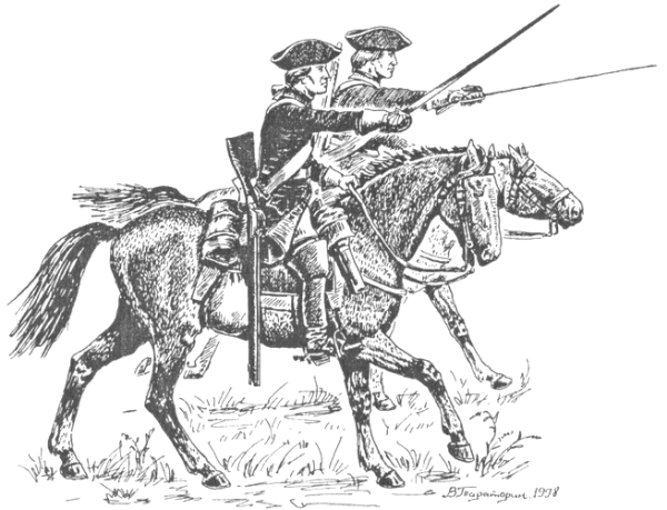 Шведские Рейтары Карла 12