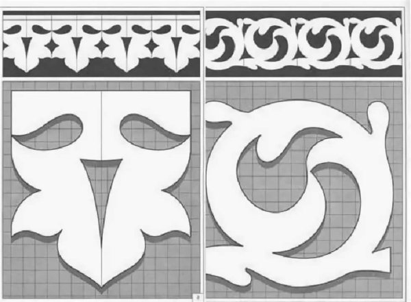 Прорезная резьба по дереву лобзиком трафареты