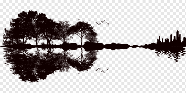 Силуэт ландшафт