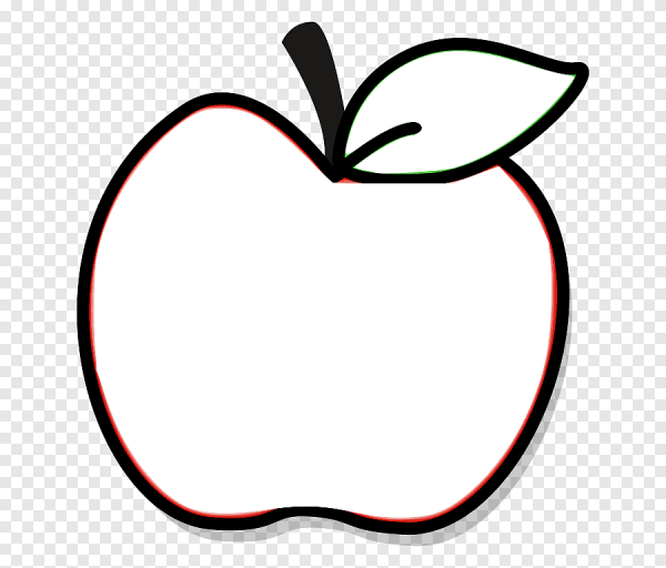 Яблоко контур