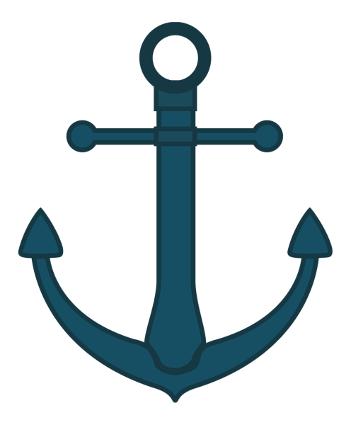 Якорь на корабле