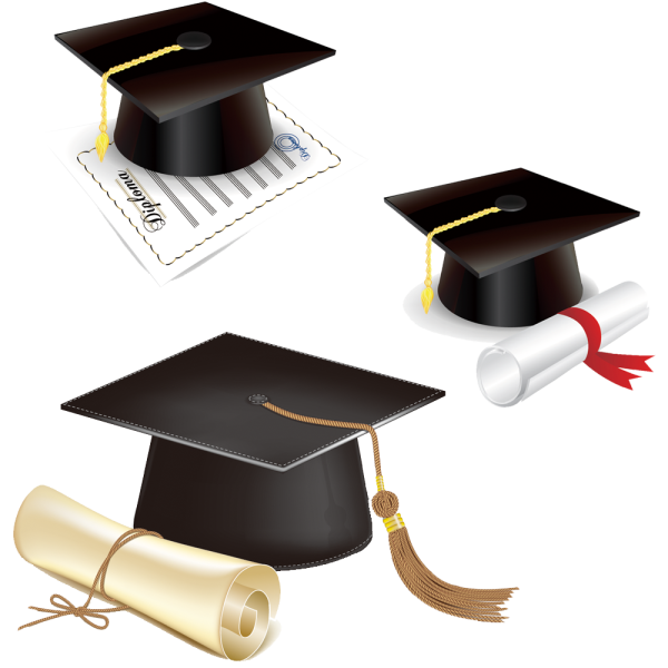 Шапка выпускника и свиток